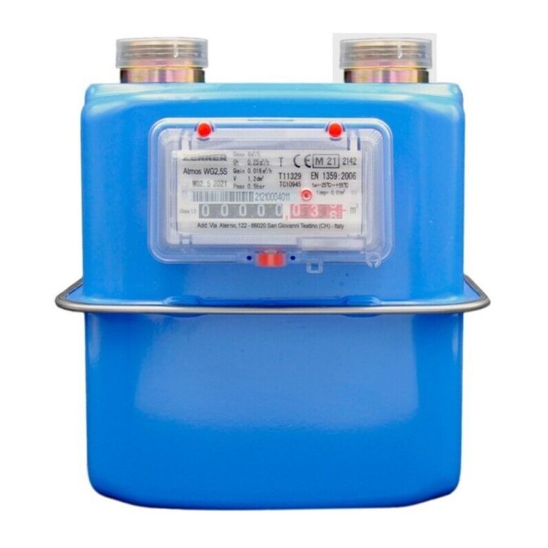 foto del prodotto contatore gas gpl metano meccanico wg25 tecnogas zenner 6m h