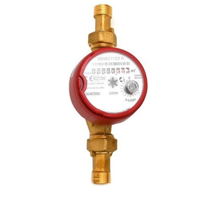 foto del prodotto contatore per acqua calda 90 quadrante asciutto diam. 15 - 1 2 l. 110