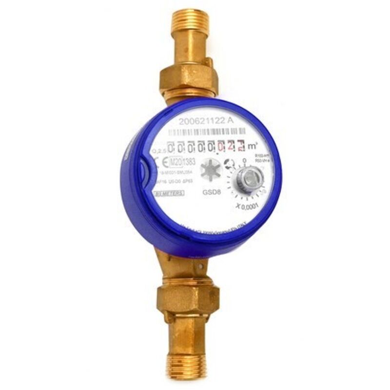 foto del prodotto contatore per acqua fredda t50 quadrante asciutto diam. 15 - 1 2 l.110