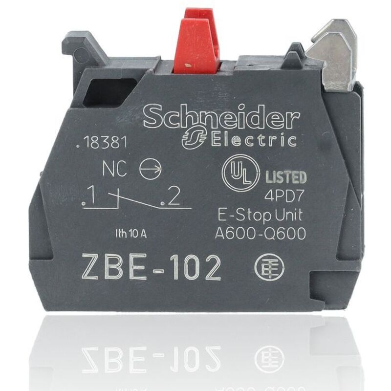 foto del prodotto contatto aggiuntivo telemecanique harmony xb4 1nc zbe102
