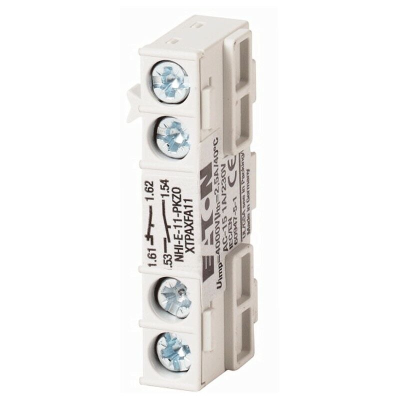 foto del prodotto contatto ausiliario eaton normale 1na 1nc da incasso 82882