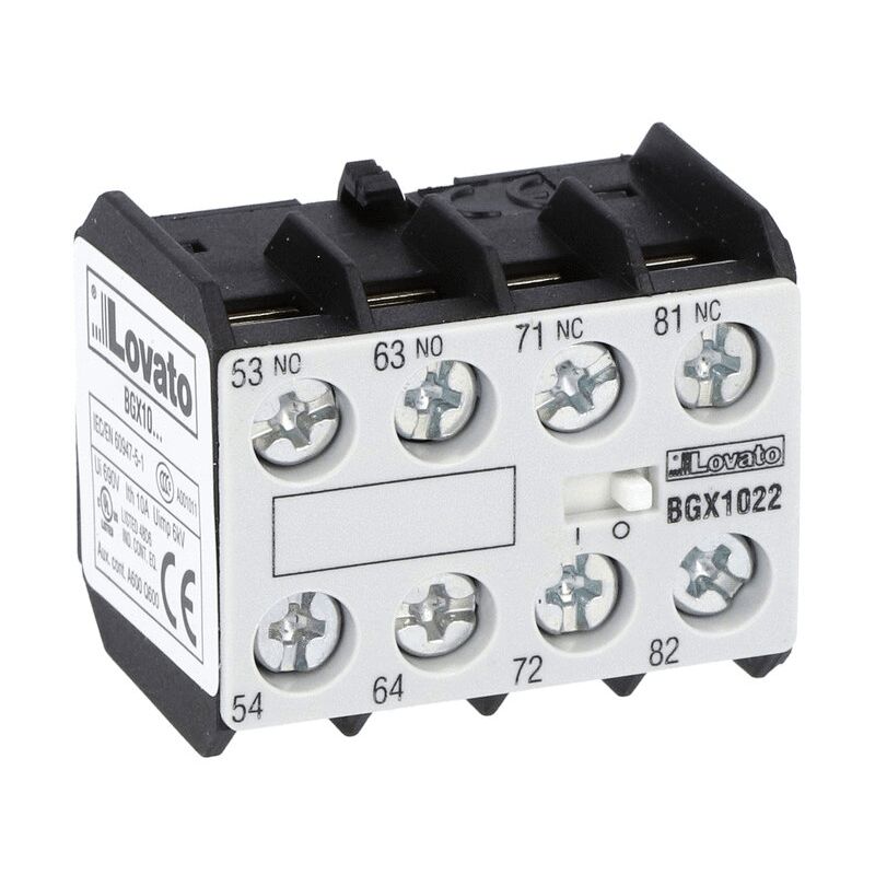 foto del prodotto contatto ausiliario lovato 2na 2nc per contattori serie bf 11bgx1022