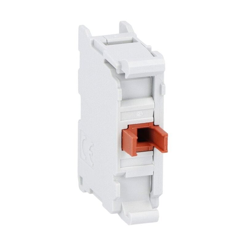 foto del prodotto contatto ausiliario unipolare ad aggancio frontale lovato bfx10c01