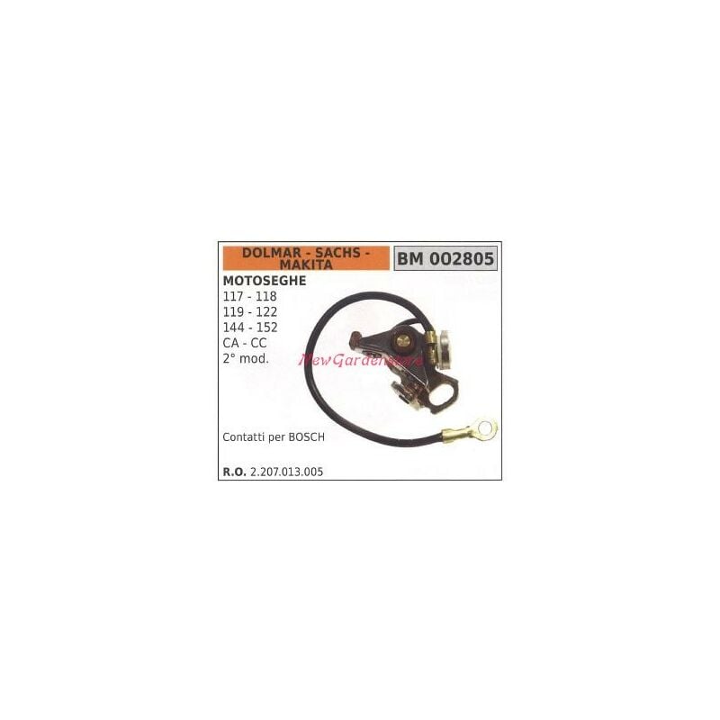 foto del prodotto contatto dolmar motosega 117 118 119 122 144 152 002805