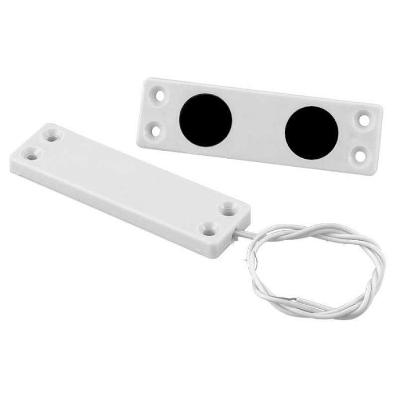 foto del prodotto contatto magnetico lince ultrapiatto bianco 1001
