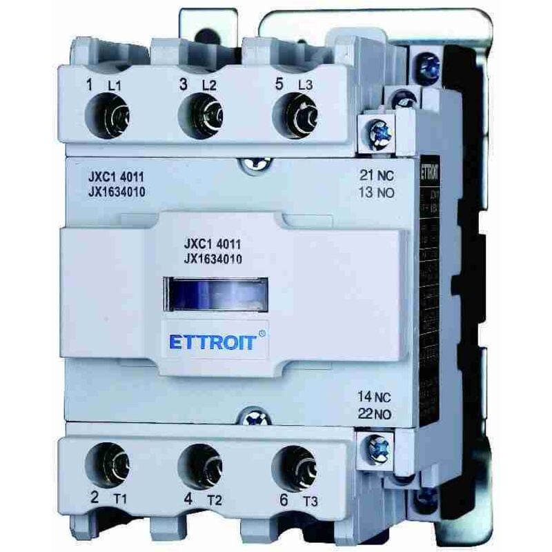 foto del prodotto contattore 24vac, 3p, 40a, 3 contatti no, 380vac - ettroit jx1634010