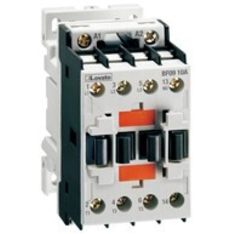 foto del prodotto contattore 3p 1nc 9a ac3 24vac 50 60hz lovato cod. bf0901a024 