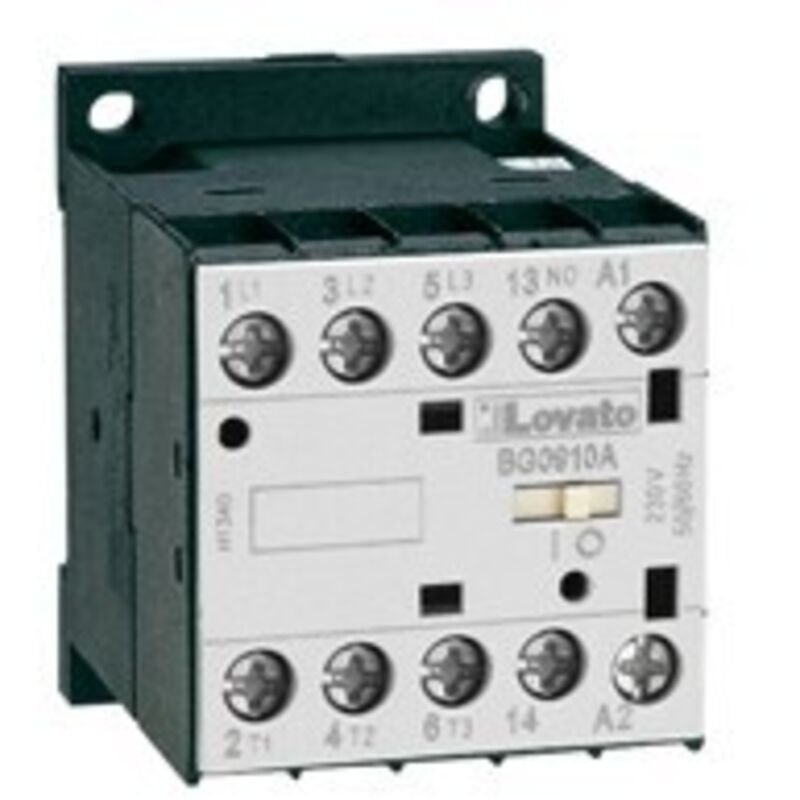foto del prodotto contattore 3p 1no 9a ac3 24vdc lovato cod. 11bg0910d024 