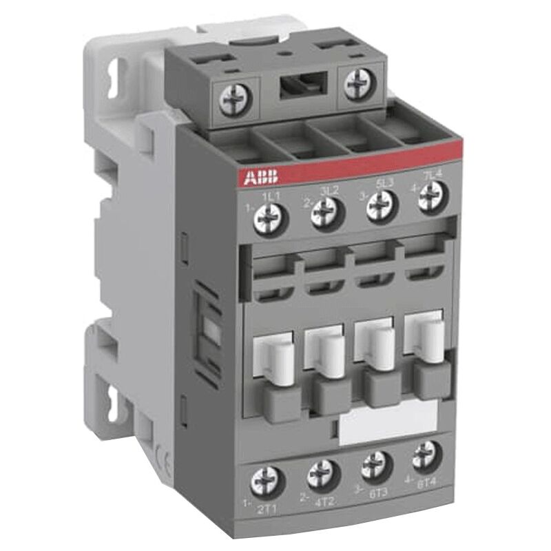 foto del prodotto contattore abb 4 poli 25a ac1 24 60v a.c. d.c. af09400011