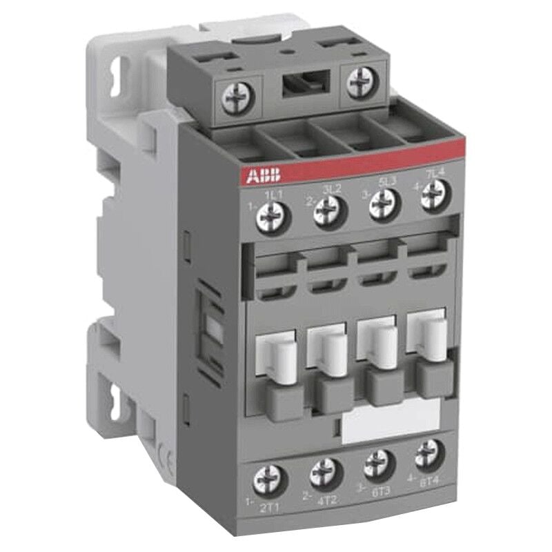 foto del prodotto contattore abb 4 poli 30a ac1 100 250v a.c. d.c. af16400013