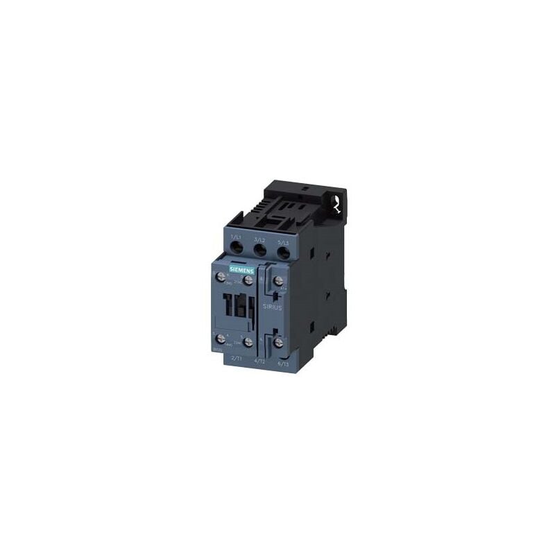 foto del prodotto contattore di potenza, ac 3e ac 3, 9 a, 4 kw 400 v, a 3 poli, dc 24 v, contatti ausiliari 1 no 1 nc