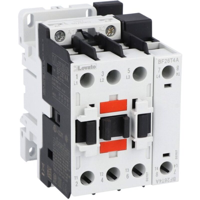 foto del prodotto contattore lovato quadripolare 45a bobina 24 vac bf26t4a024
