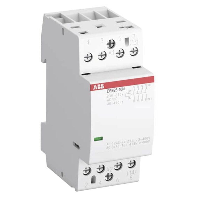 foto del prodotto contattore modulare abb 24a 4na 24 vac dc esb2540n01