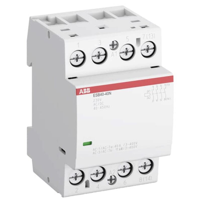 foto del prodotto contattore modulare abb 40a 4na 24vac dc esb4040n01