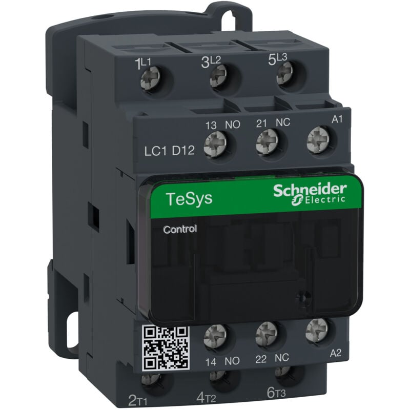 foto del prodotto contattore per applicazioni motore tesys lc1d 3 poli ac3 440v 12 a 110 v ac