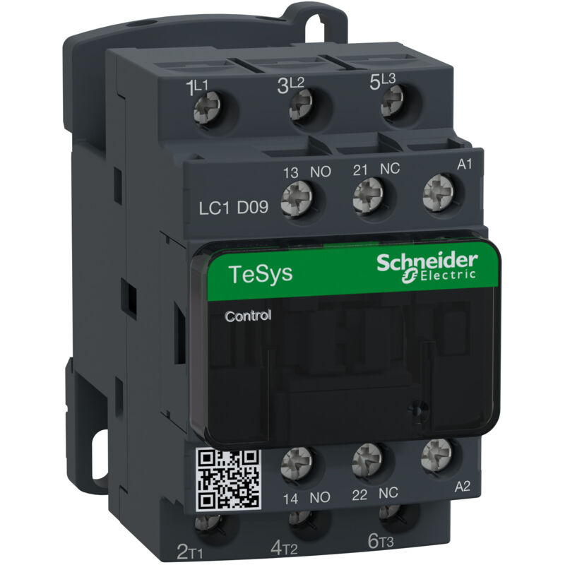 foto del prodotto contattore per applicazioni motore tesys lc1d 3 poli ac3 440v 9 a 110 v ac