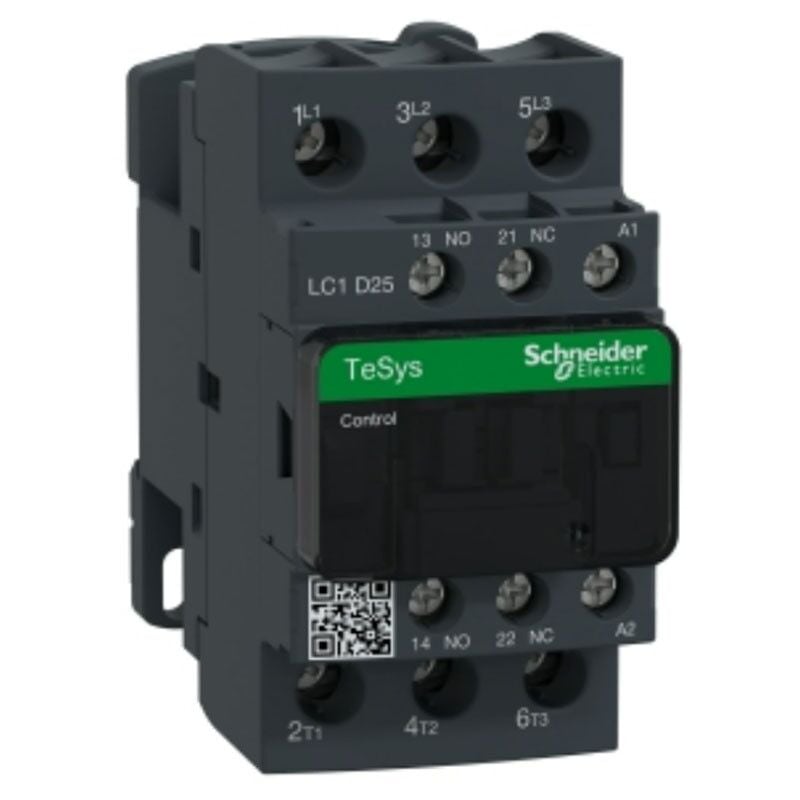 foto del prodotto contattore per comando di motori e di carichi elettrici 25a 220v lc1d25m7 schneider