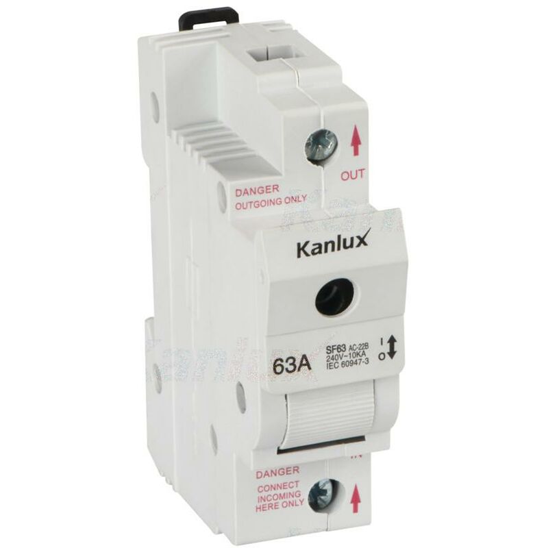 foto del prodotto contattore per la guida din, d02 ksf02 63 1p kanlux