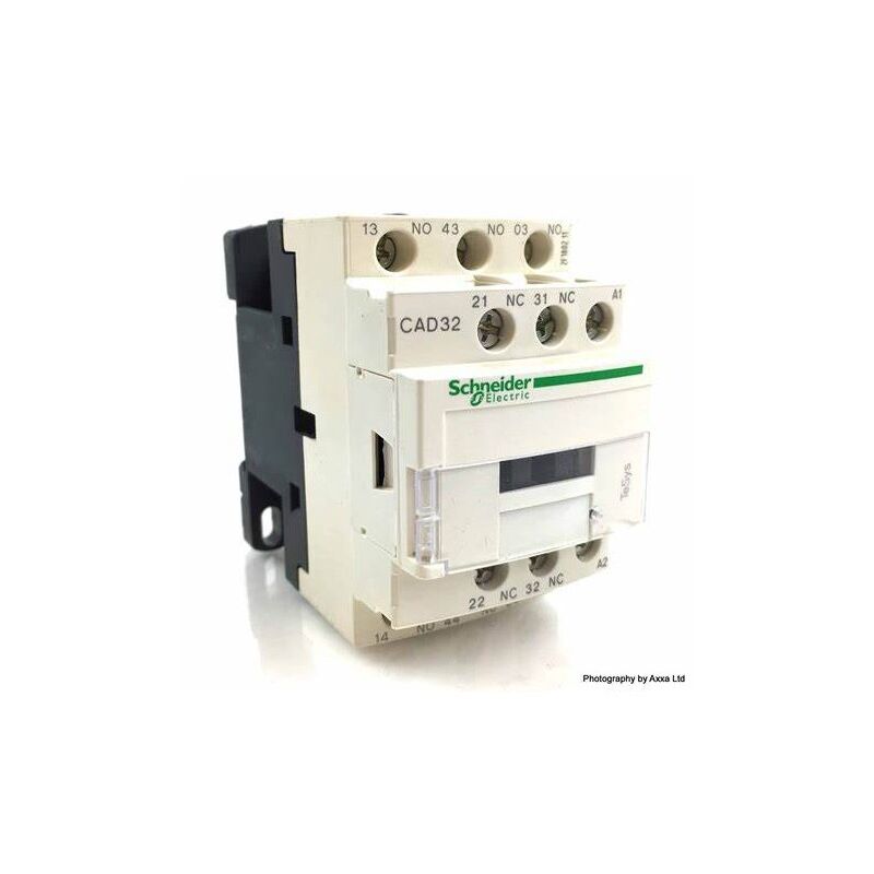 foto del prodotto contattore schneider cad32p7 tesys cad32 3 f pi 2 o istantaneo 10 a 230 v ac