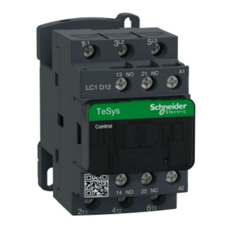 foto del prodotto contattore telemecanique tesys lc1d 12a 3p 220vac lc1d12m7
