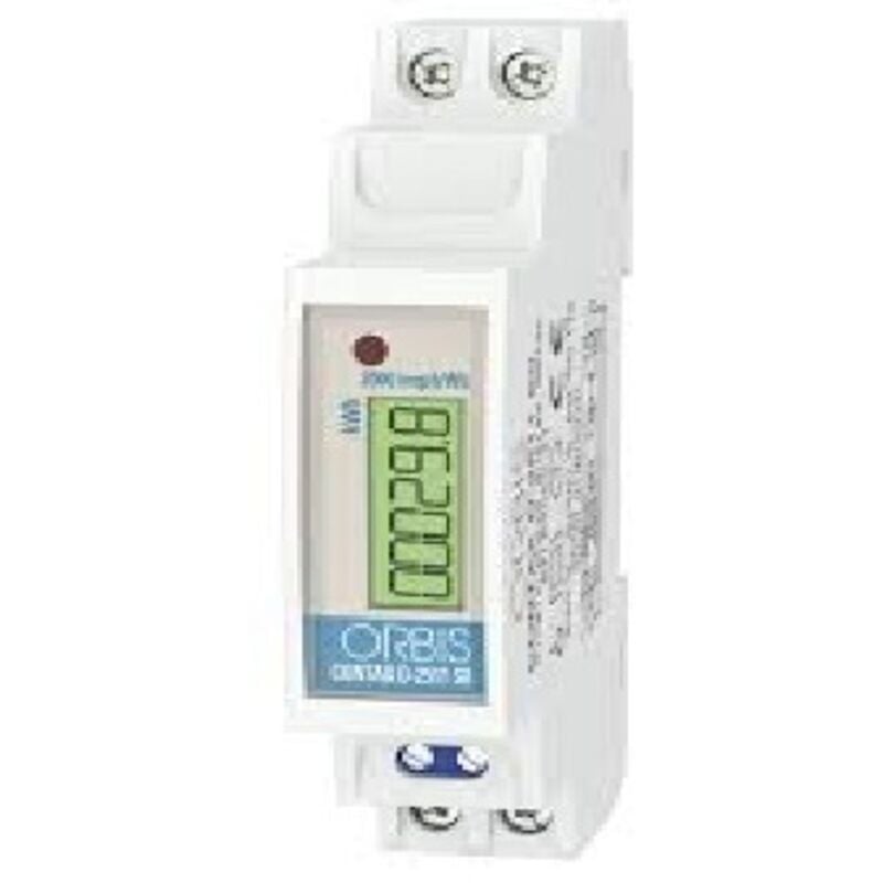 foto del prodotto contax d 2511 so contatore monofase energia attiva, 1 modulo, 25a, inserzione diretta, display digitale, lampeggio led 0.5wh imp