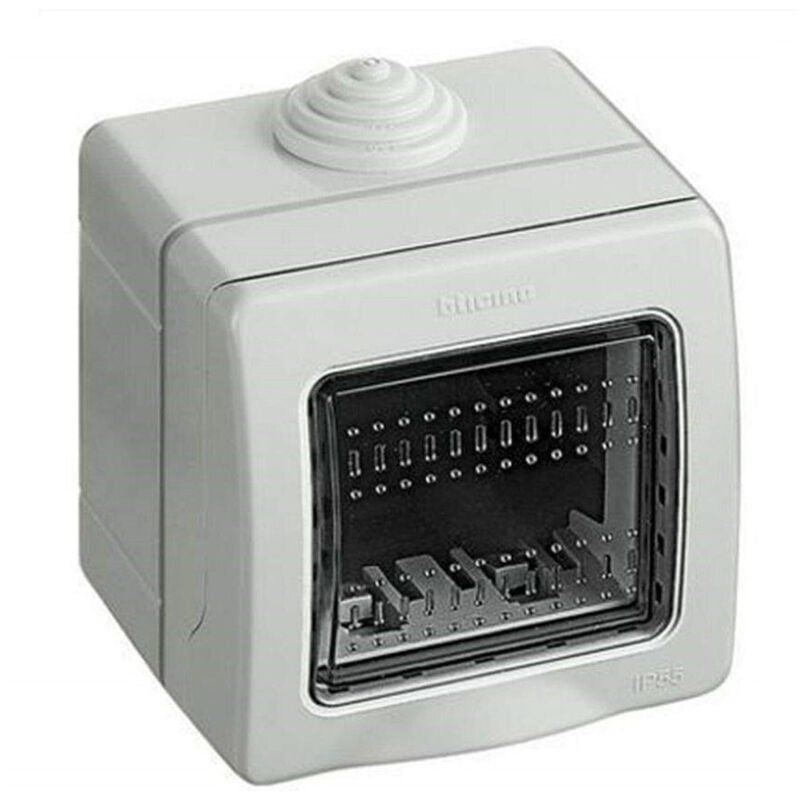 foto del prodotto contenitore 2 moduli copri interruttori parete jk lk44002 ip55 scatola prese - - trade shop traesio