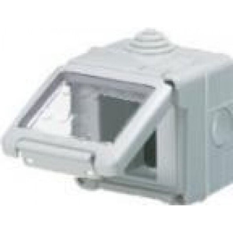 foto del prodotto contenitore 2 posti orizzontali stagno gewiss cod. gw27042 