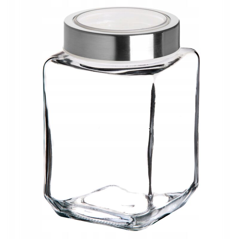 foto del prodotto contenitore alimentare in vetro kadax con coperchio da 500 ml per vasetto prodotti in polvere