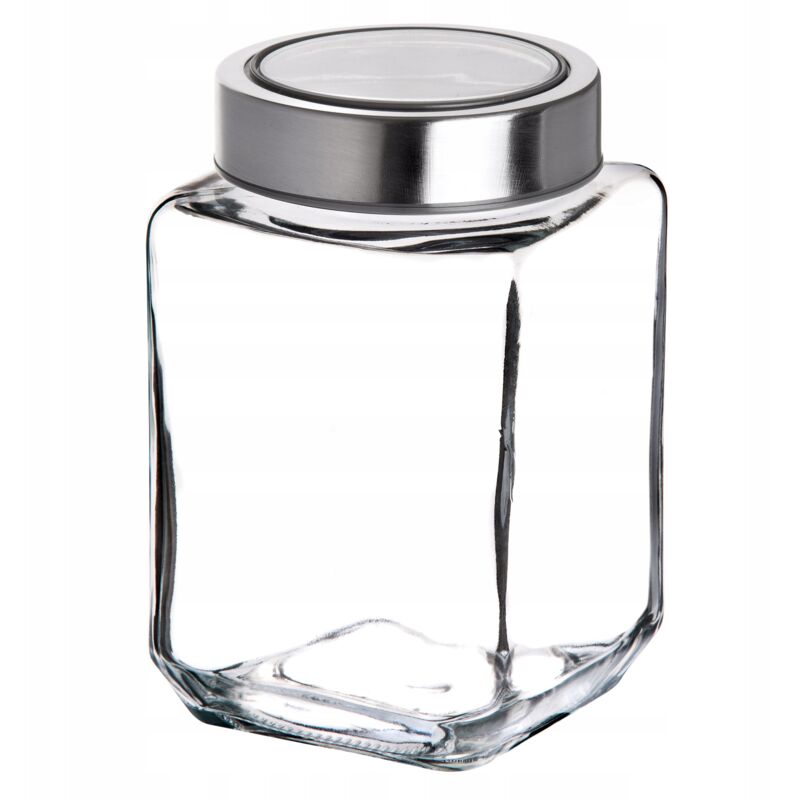 foto del prodotto contenitore alimentare in vetro kadax con coperchio da 500 ml per vasetto prodotti in polvere