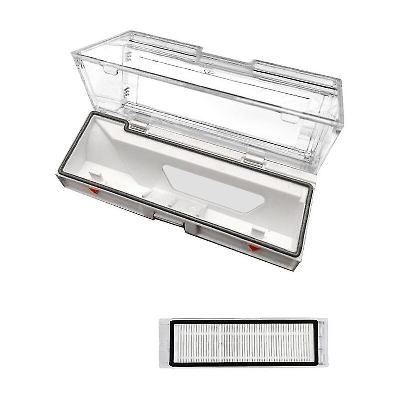 foto del prodotto contenitore antipolvere per aspirapolvere robot xiaomi roborock s55 s51 con accessori filtro