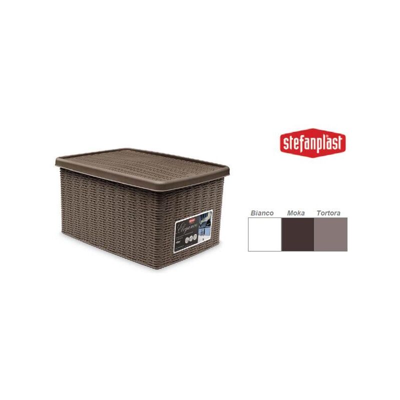 foto del prodotto contenitore baule bauletto multiuso elegance cm 29x39x21 h da lt.15