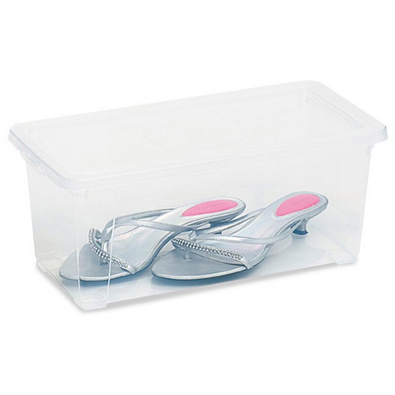 foto del prodotto contenitore box sottoletto armadio con coperchio cm.40x20x16 13 pz