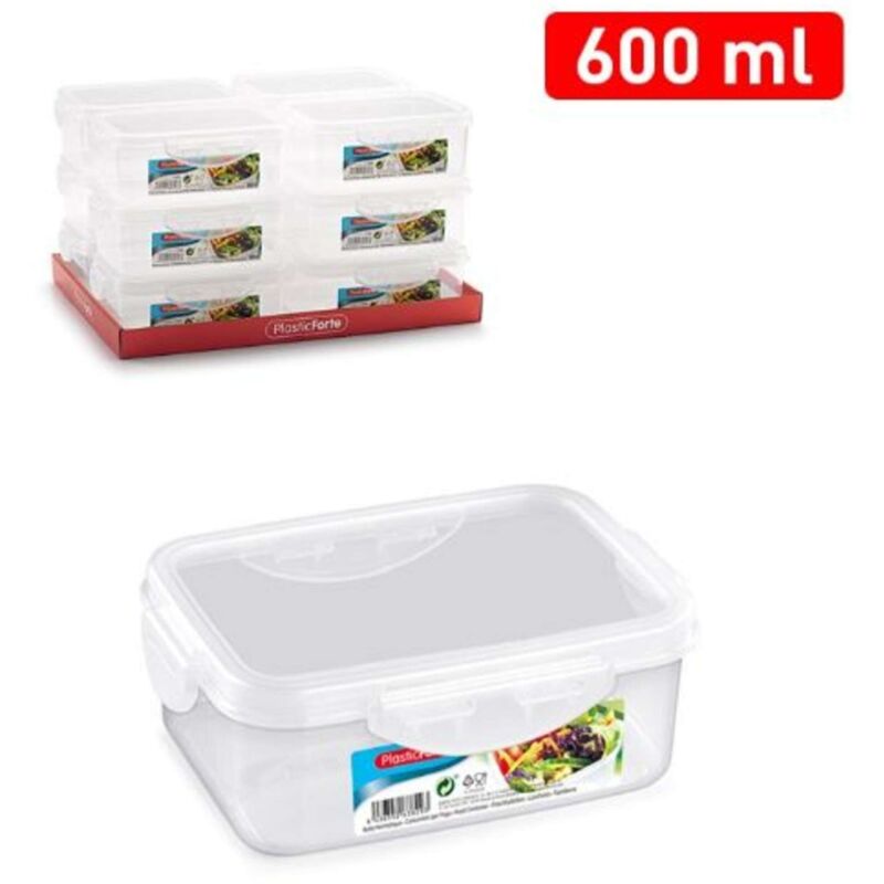 foto del prodotto contenitore click rettantolare per alimenti 600 ml