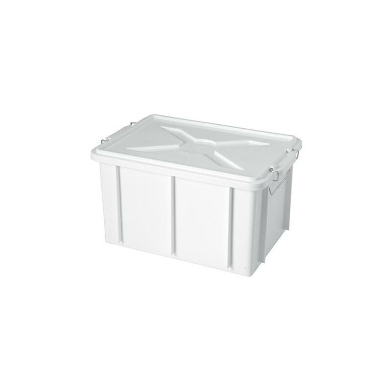 foto del prodotto contenitore con coperchio cm. 35x25x20h bianco mod. box giganplast