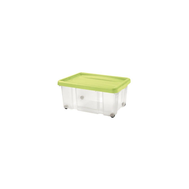 foto del prodotto contenitore con coperchio e ruote cm 60x40x40