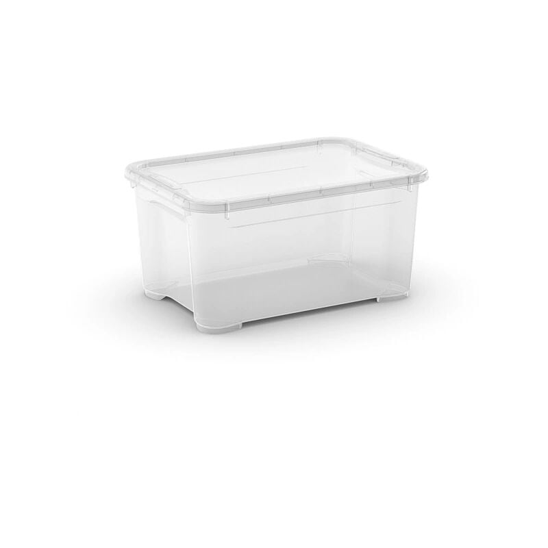 foto del prodotto contenitore con coperchio trasparente 'tbox xs' in plastica 38,4x26,8x18,9 cm
