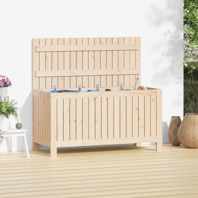 foto del prodotto contenitore da giardino 115x49x60 cm in legno massello di pino vidaxl