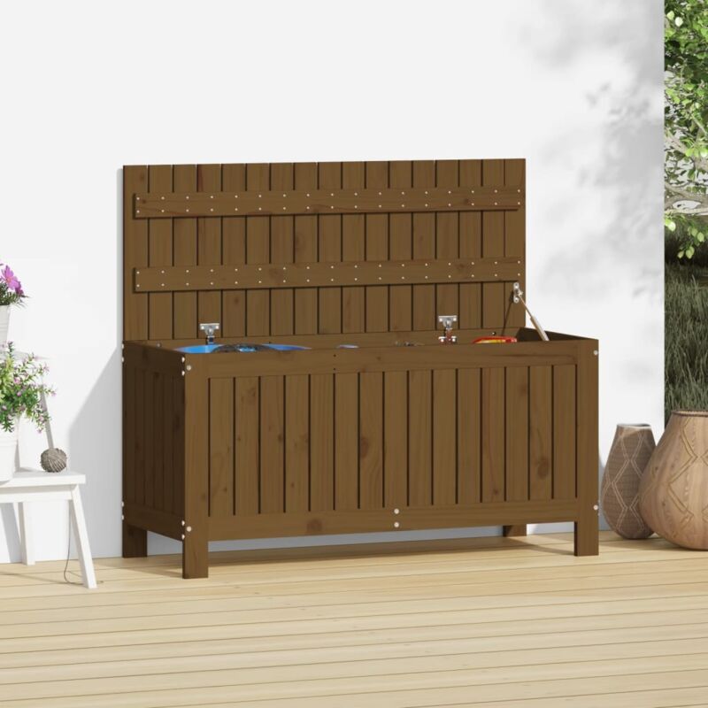 foto del prodotto contenitore da giardino ambra 108x42,5x54cm legno massello pino vidaxl