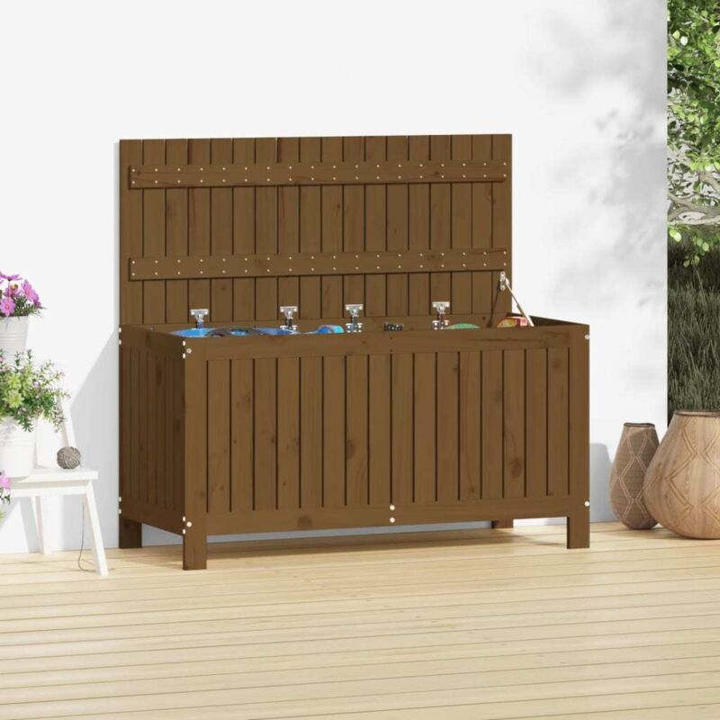 foto del prodotto contenitore da giardino ambra 115x49x60 cm legno massello pino vidaxl