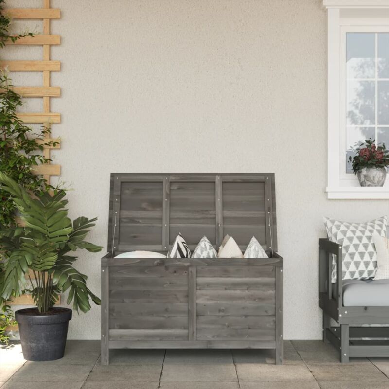 foto del prodotto contenitore da giardino antracite 99x49,5x58,5cm massello abete vidaxl