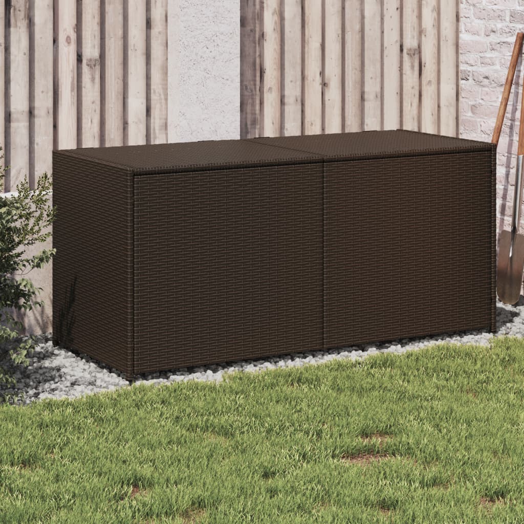 foto del prodotto contenitore da giardino marrone 283l in polyrattancod mxl 90062