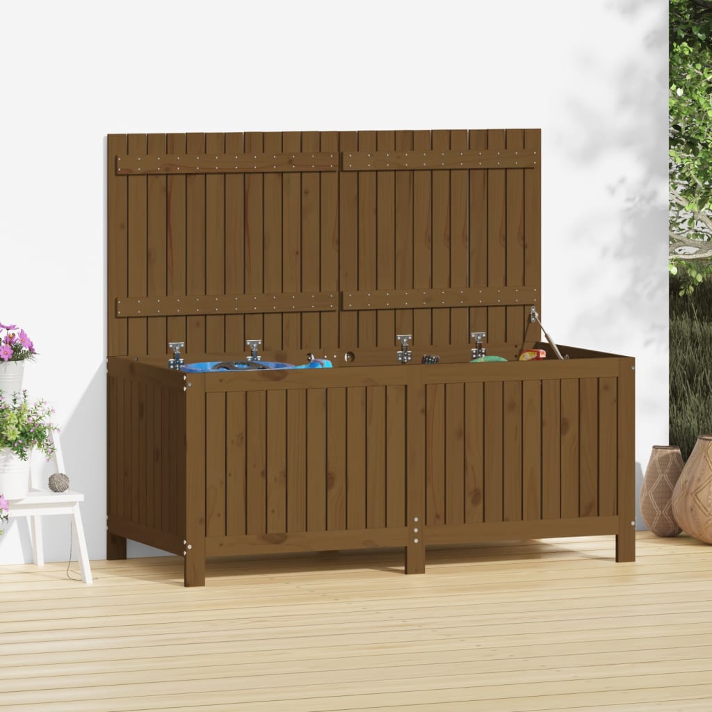 foto del prodotto contenitore da giardino miele 147x68x64 cm legno massello pinocod mxl 103200