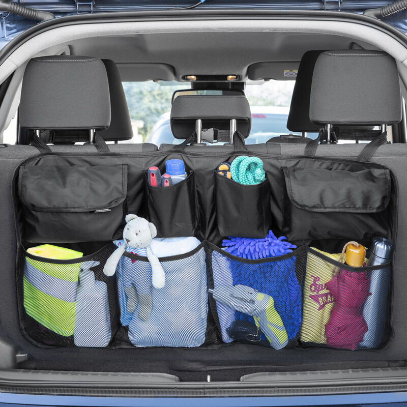 foto del prodotto contenitore di organizzazione per il bagagliaio dell auto trydink innovagoods