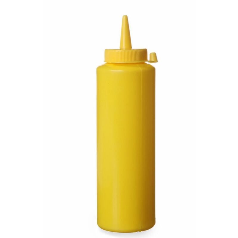 foto del prodotto contenitore dispenser per salse fredde 0,2l. giallo - hendi 558003