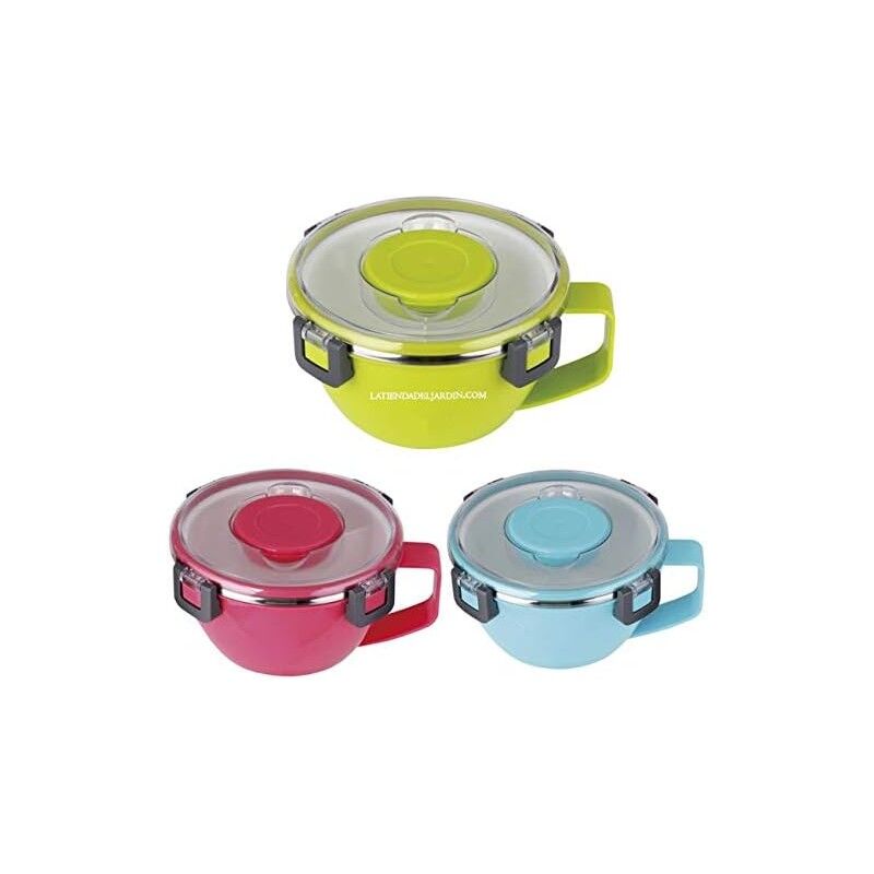 foto del prodotto contenitore ermetico alimentare isotermico. contenitori alimentari isotermici, 850 ml colore casuale 