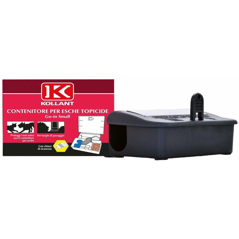 foto del prodotto contenitore esche topi go in small dimensione 13x10x4h facile accesso per topi