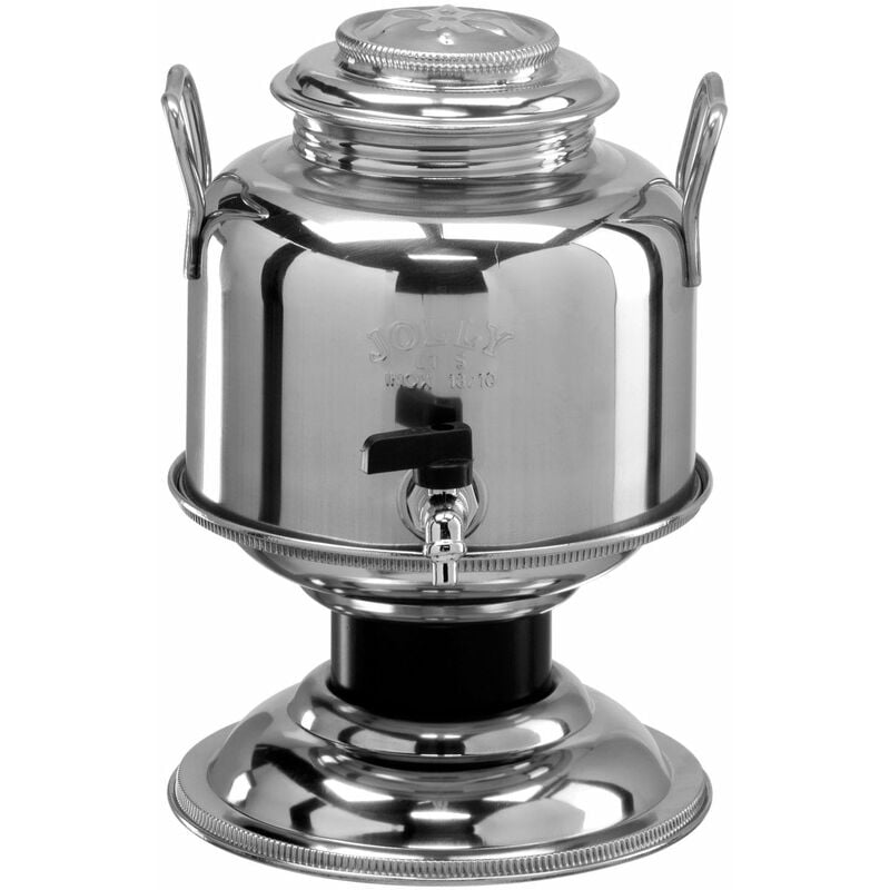 foto del prodotto contenitore fusto bidone acciaio inox per olio 5 litri jolly