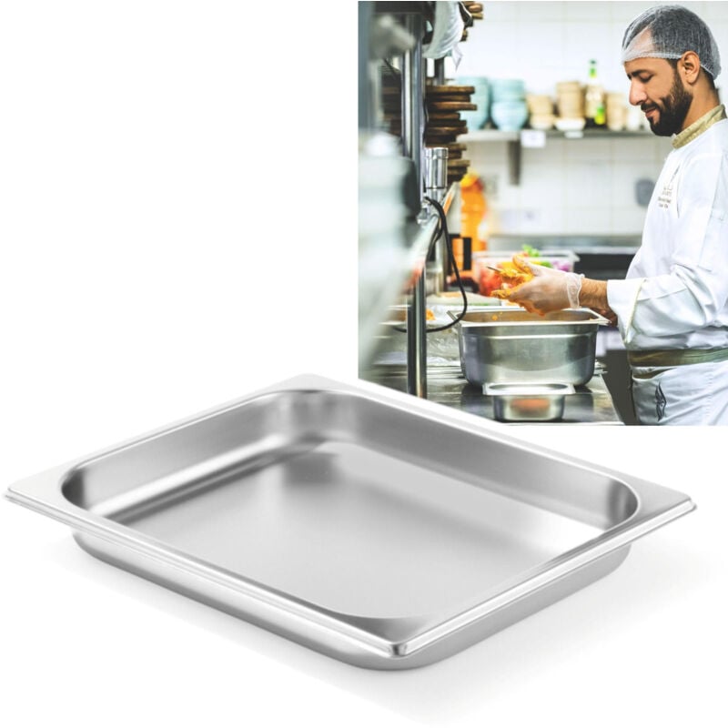 foto del prodotto contenitore gastronorm, gn 1 2, resistenza termica 40 c a 300 c, compatibile con i forni a convezione, frigoriferi, bagno mar a, chafing dishes,