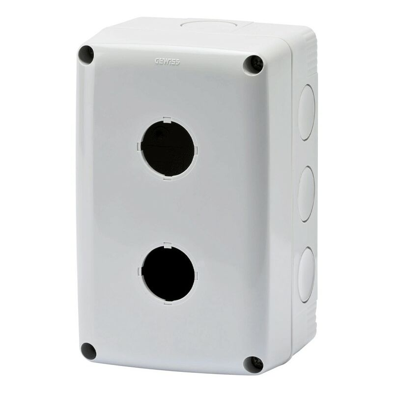 foto del prodotto contenitore gewiss da parete 2 fori 22mm vuoto per pulsanti gw27102