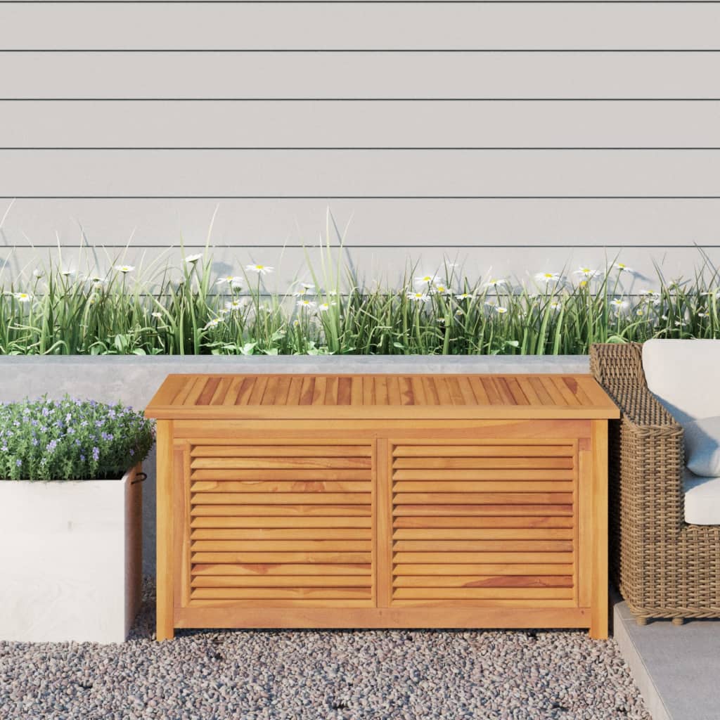 foto del prodotto contenitore giardino con borsa 114x50x58cm legno massello teakcod mxl 129434